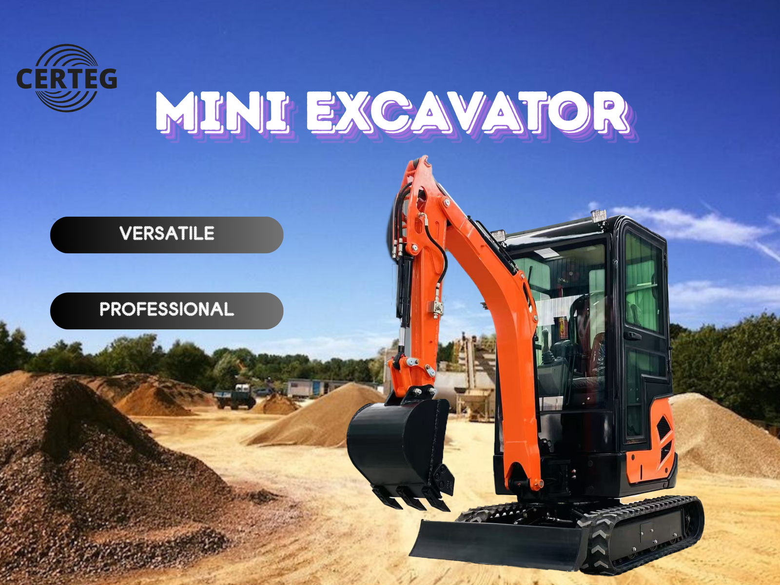 1.8 Ton Compact Excavator
