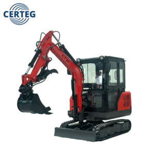3 Ton Mini Excavator with Cabin-Certeg CT30