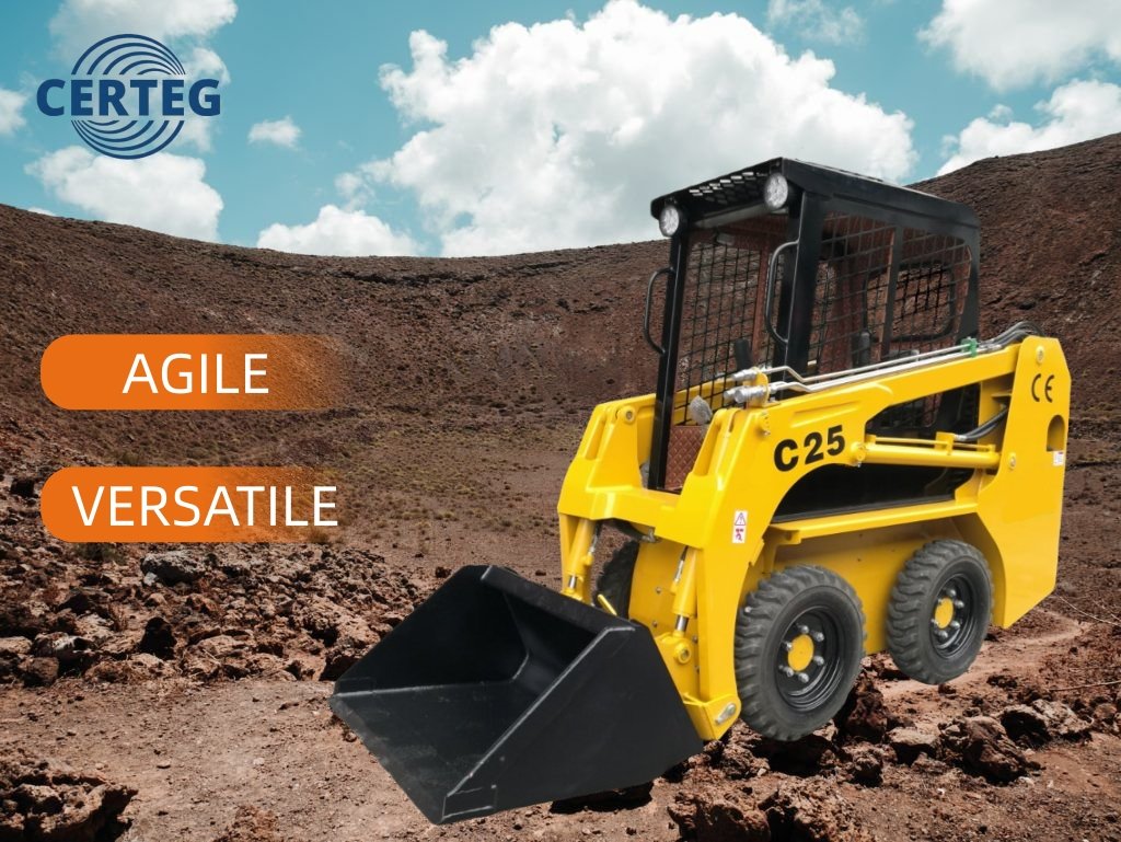 25HP Wheeled Skid Steer Loader