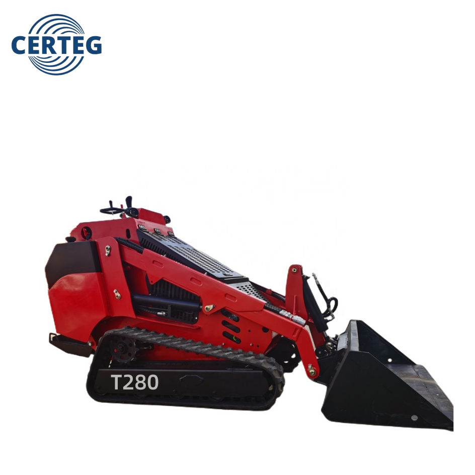 Mini Track Skid Steer Loader for Sale-T280 - Image 2