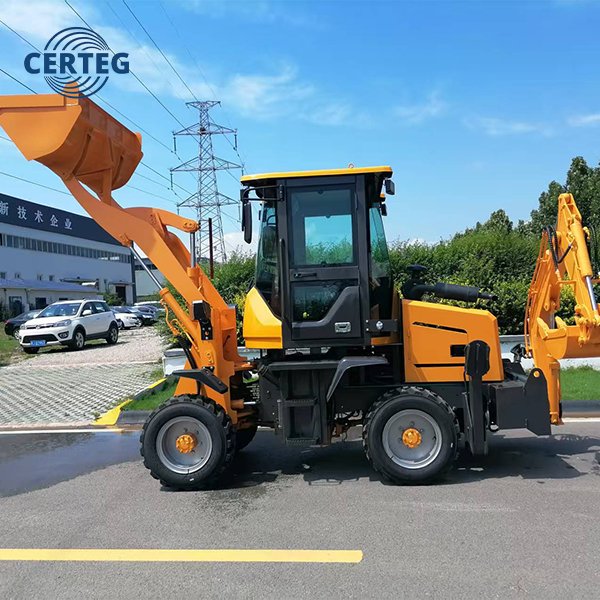 4WD Backhoe Loader for Sale | CTB08-12 | 2.8 Ton Compact - Image 2