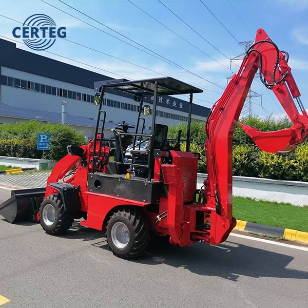 Compact Backhoe Loader for Sale | CERTEG CTB06-10 Mini - Image 2
