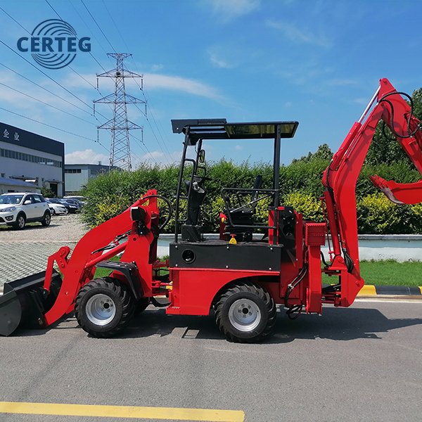 Compact Backhoe Loader for Sale | CERTEG CTB06-10 Mini - Image 3