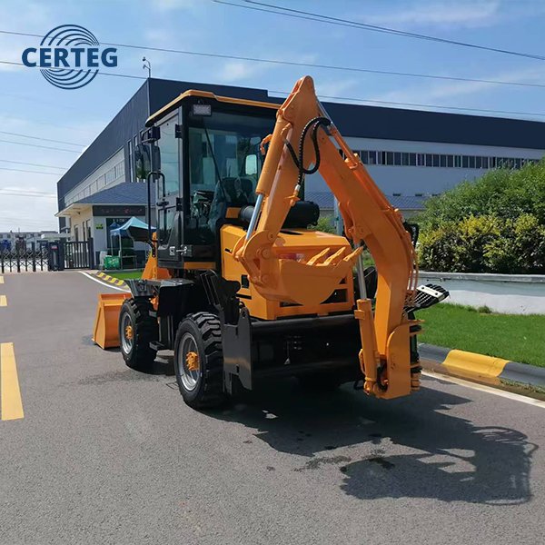 4WD Backhoe Loader for Sale | CTB08-12 | 2.8 Ton Compact - Image 4