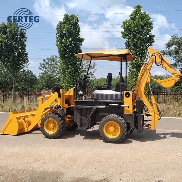 4WD Backhoe Loader for Sale | CTB08-12 | 2.8 Ton Compact - Image 5