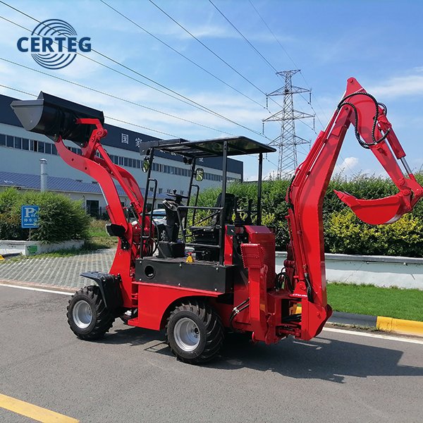 Compact Backhoe Loader for Sale | CERTEG CTB06-10 Mini - Image 5