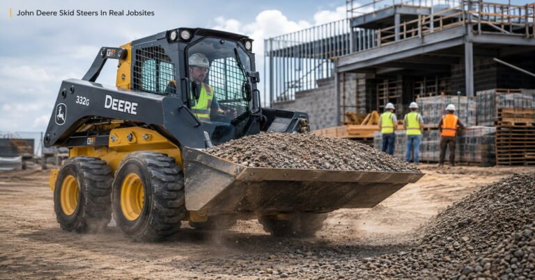 John Deere Skid Steers: Complete Buyer’s Guide to P-Tier Models, Features, and Applications